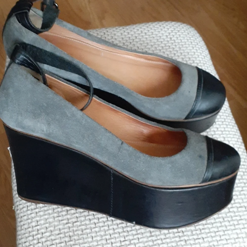 ANTHROPOLOGIE LEIFSDOTTIR Platform Mary Jane Shoe 38